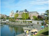 The Promenade and Empress Hotel, Inner Harbour, Victoria