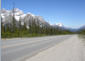 Icefields Parkway between Banff and Jasper, Alberta, Canada